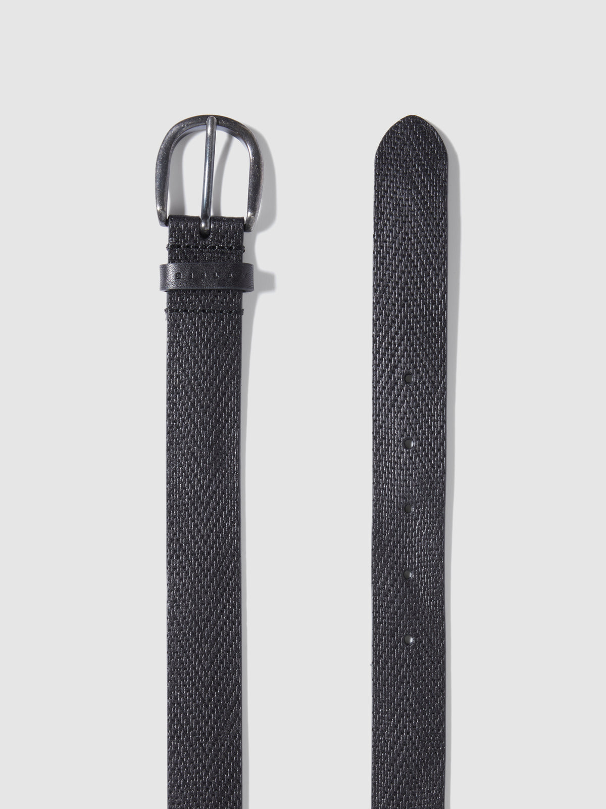 Cintura in pelle stampata