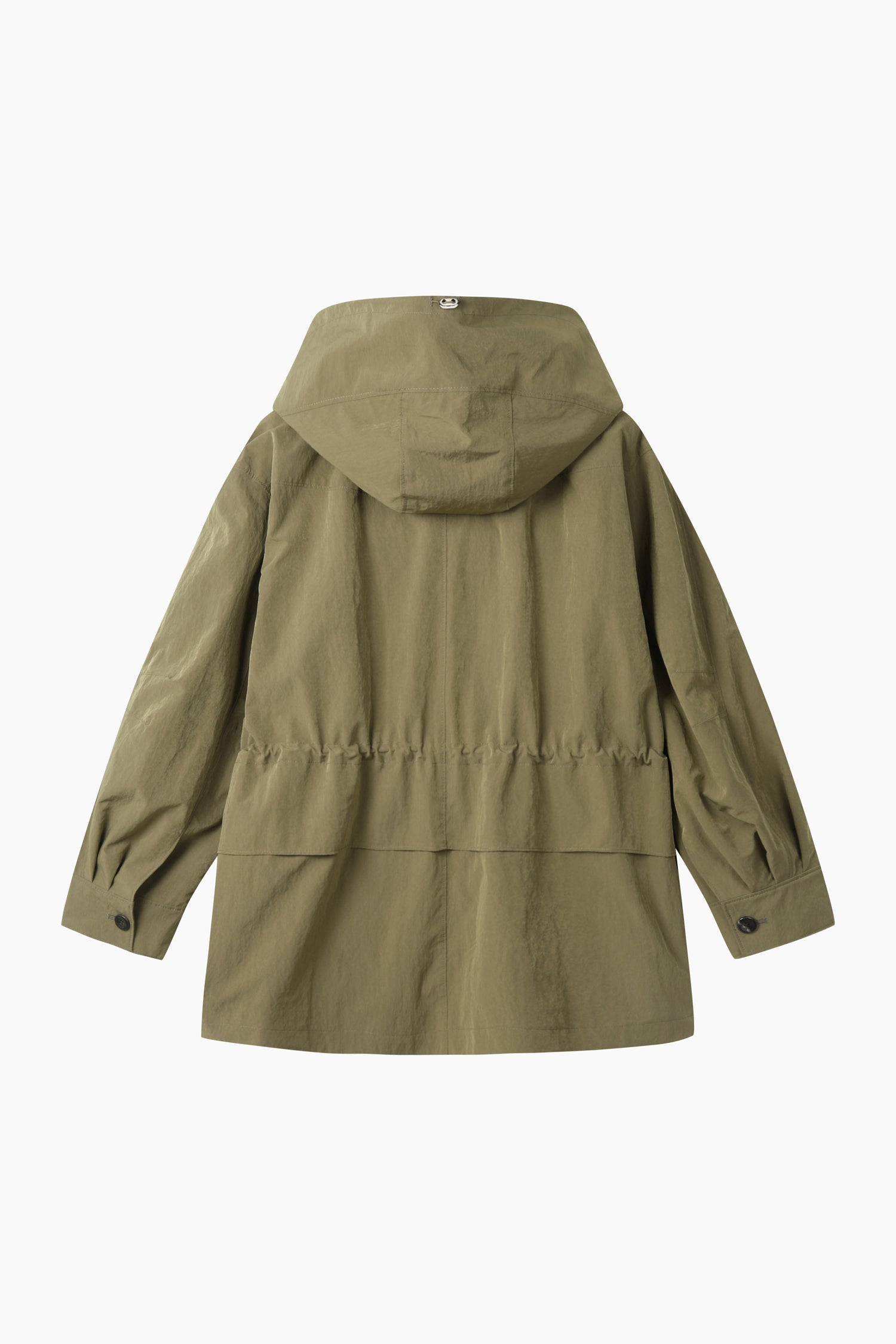 Parka con cappuccio da donna verde oliva 2 | Sisley Outlet