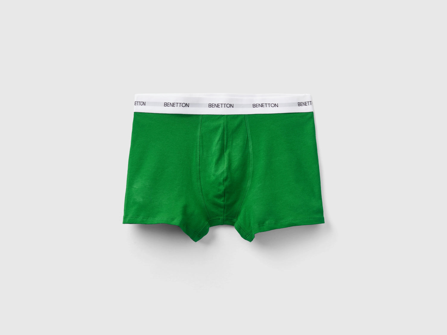 Boxer in cotone bio stretch da uomo verde | Benetton Outlet