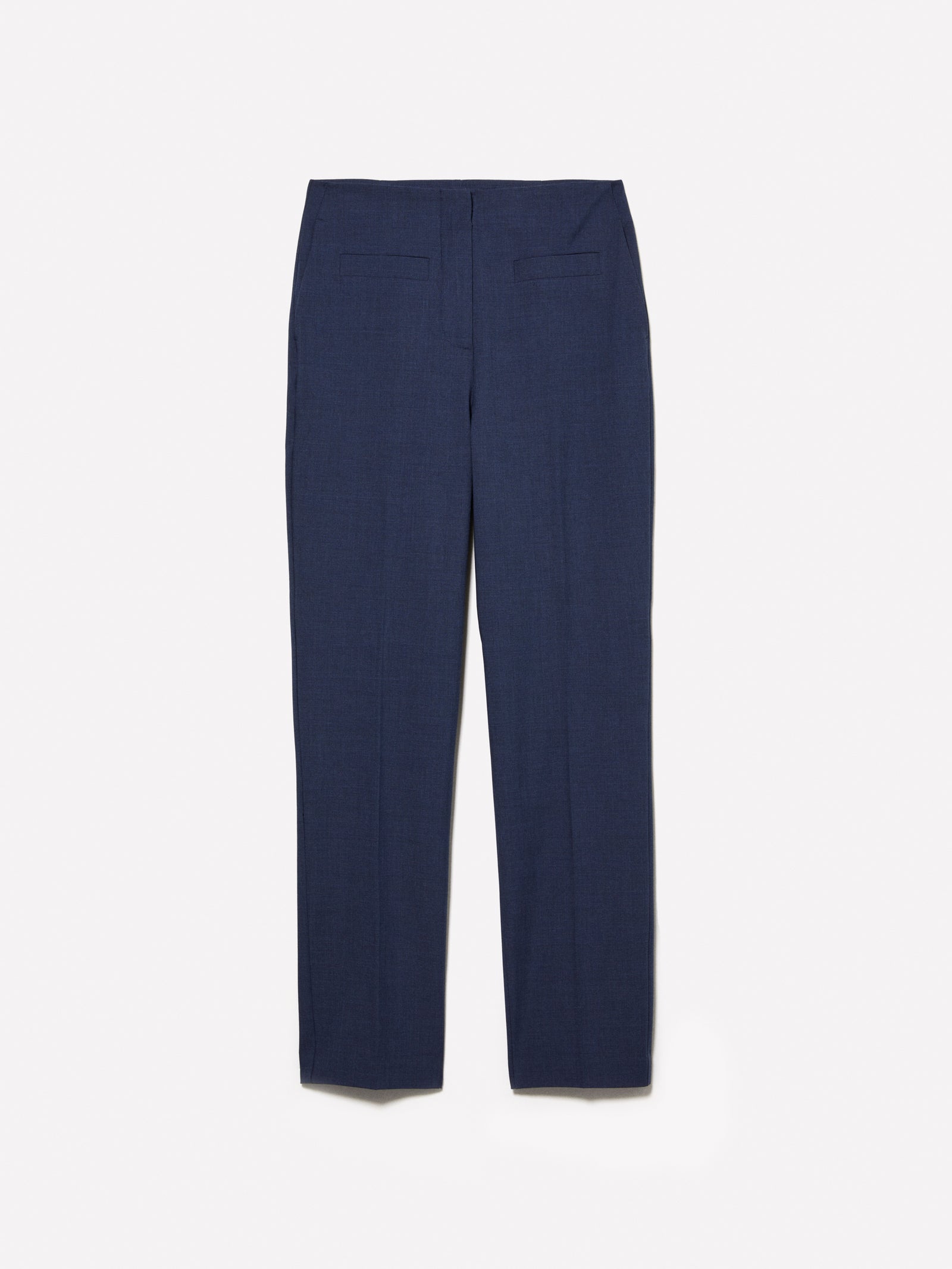 Pantaloni a vita alta da donna blu scuro | Sisley Outlet