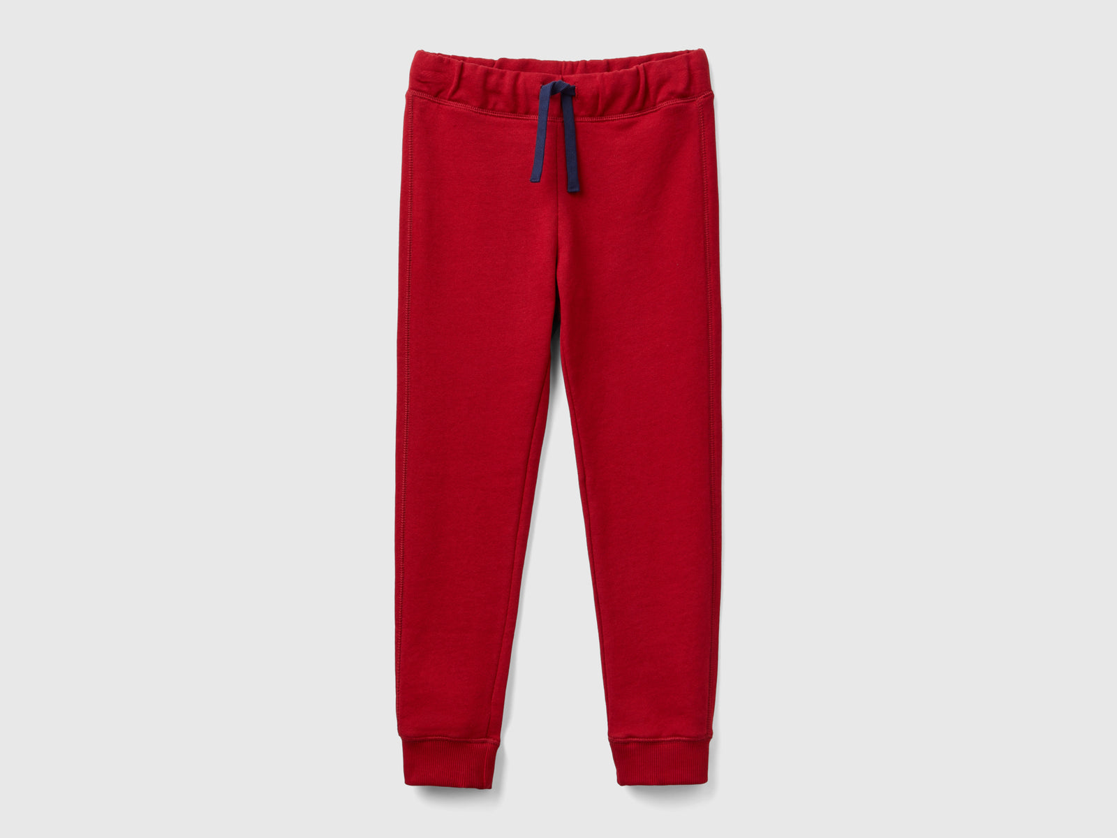100% cotton sweatpants da bambino rosso | Benetton Outlet