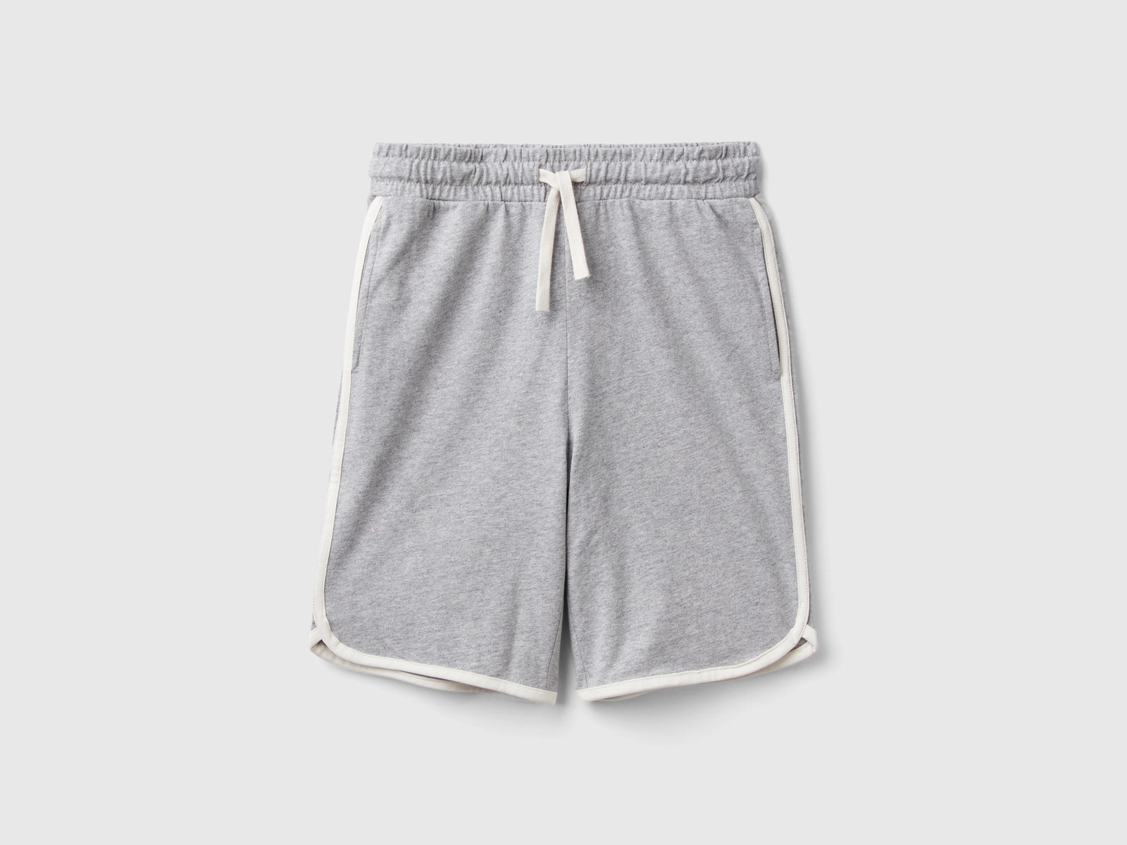 Bermuda stile basket con coulisse da bambino grigio | Benetton Outlet