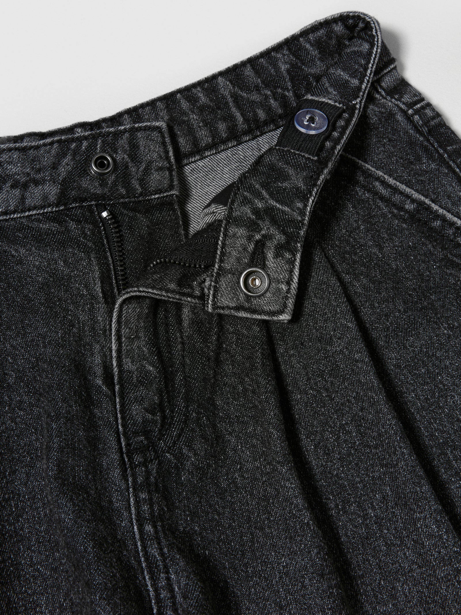 Shorts di jeans a campana da bambina nero 3 | Sisley young Outlet