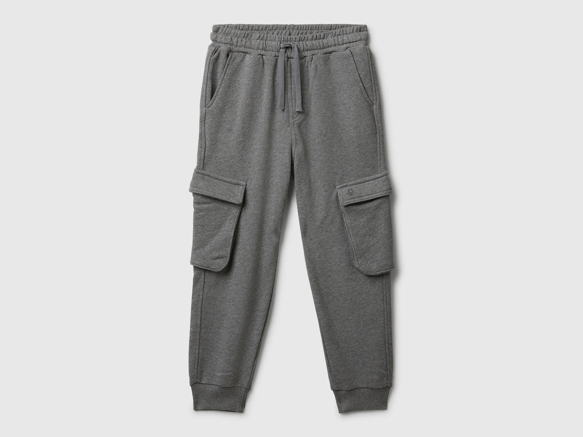Joggers cargo in felpa