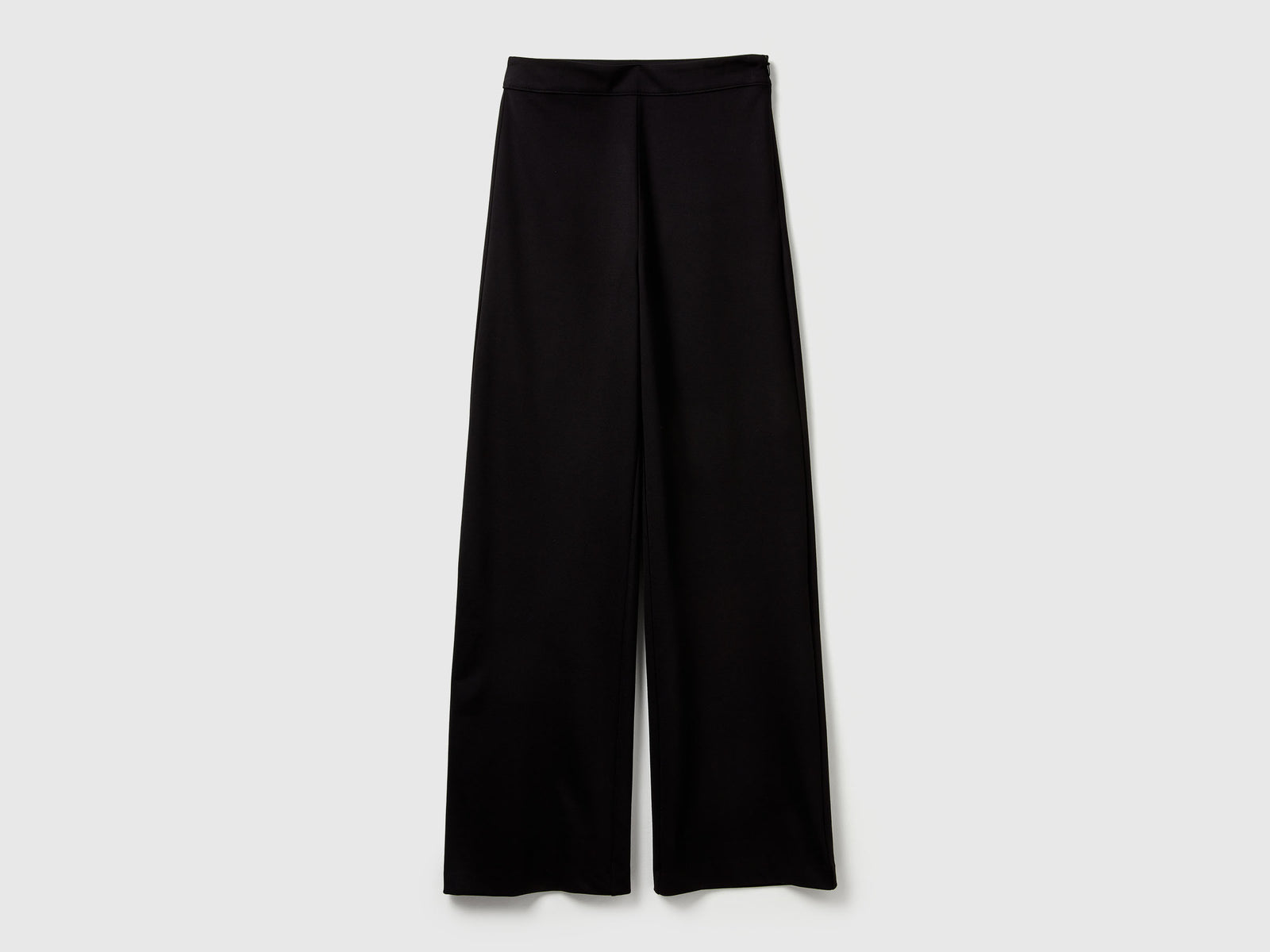 Pantaloni classici taglio dritto da donna nero | Benetton Outlet