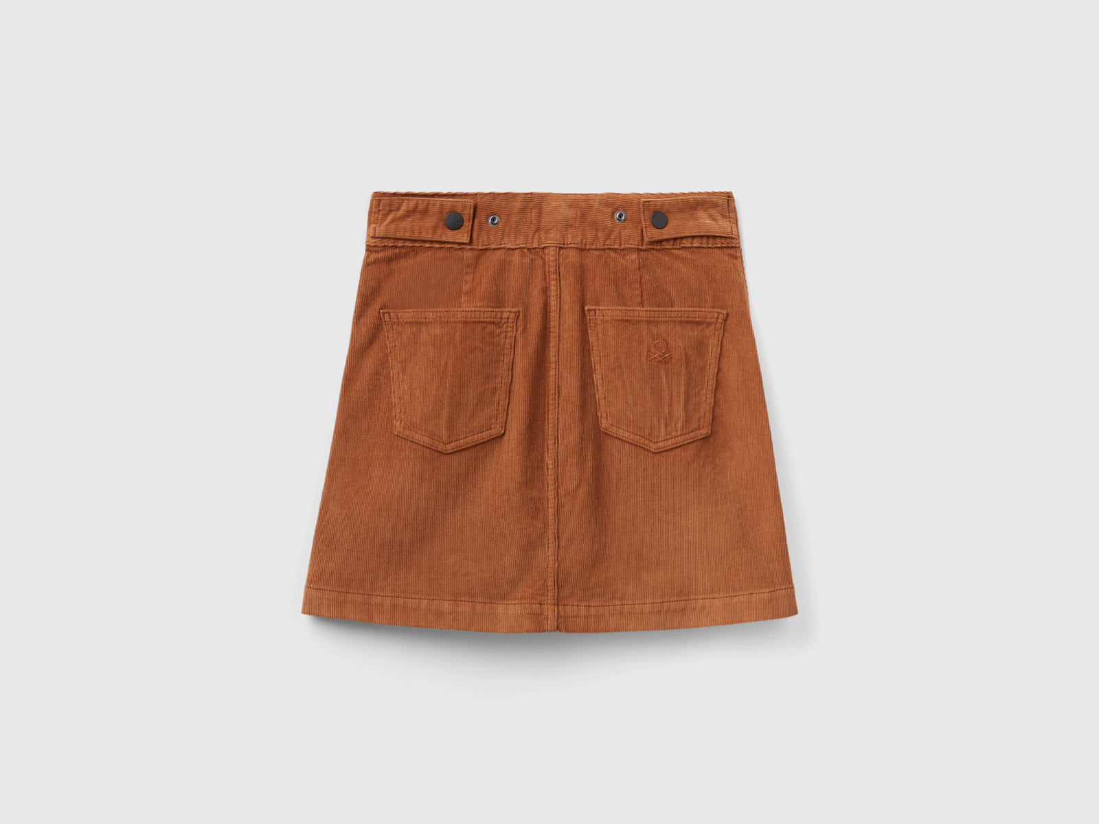 Minigonna in velluto da donna cammello 2 | Benetton Outlet