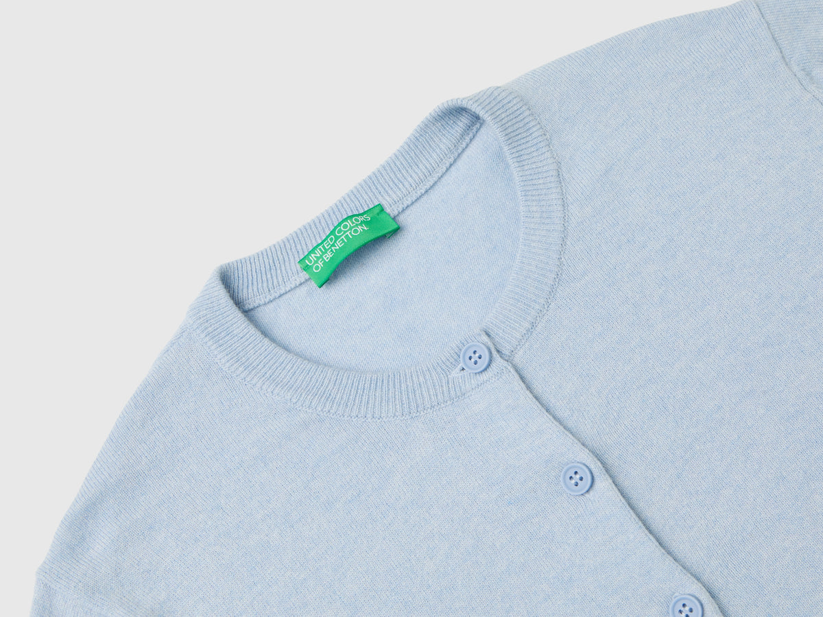 Cardigan carta da zucchero in misto lana e cashmere