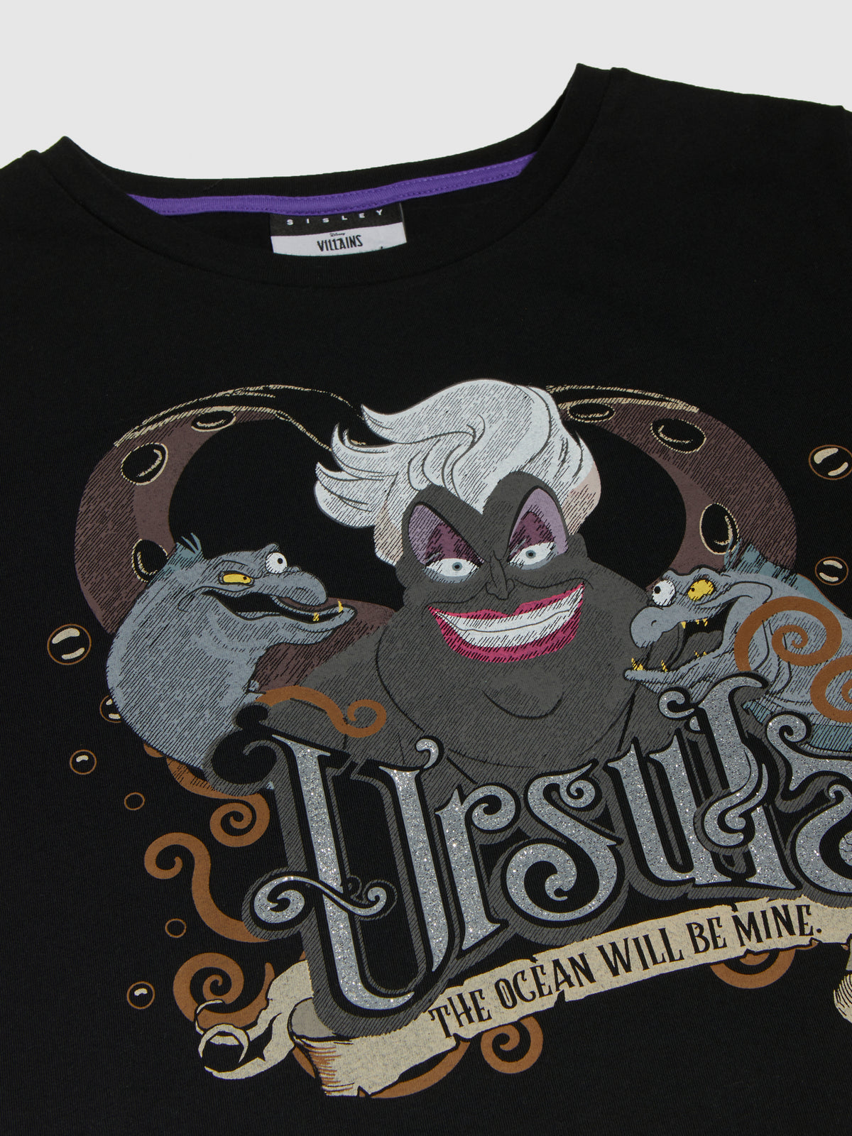 T-shirt con glitter e stampa ©Disney