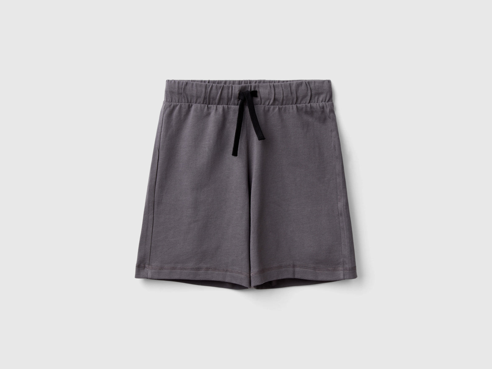 Bermuda in 100% cotone da bambino grigio scuro | Benetton Outlet