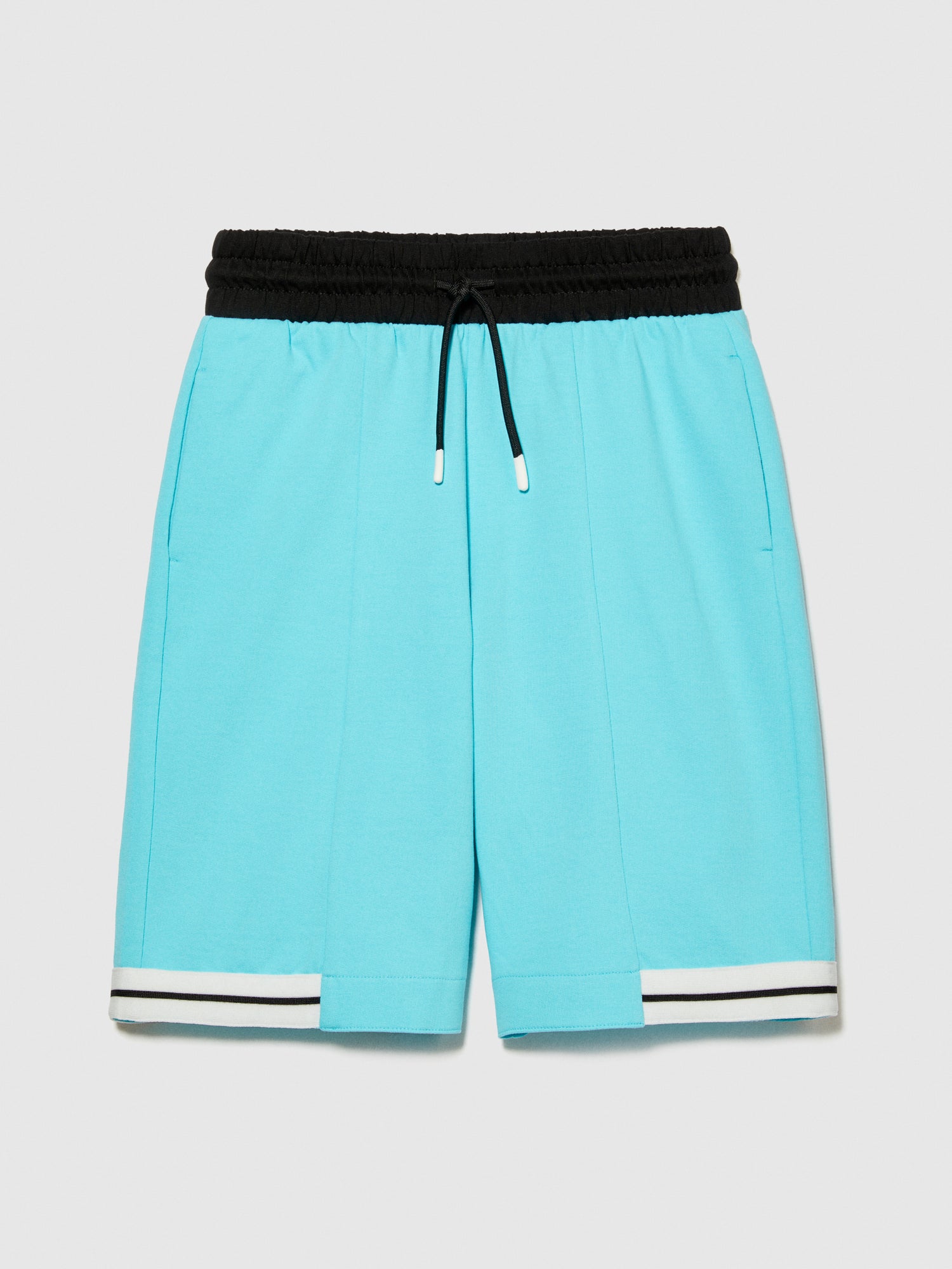 Bermuda in felpa da bambino bluette | Sisley young Outlet