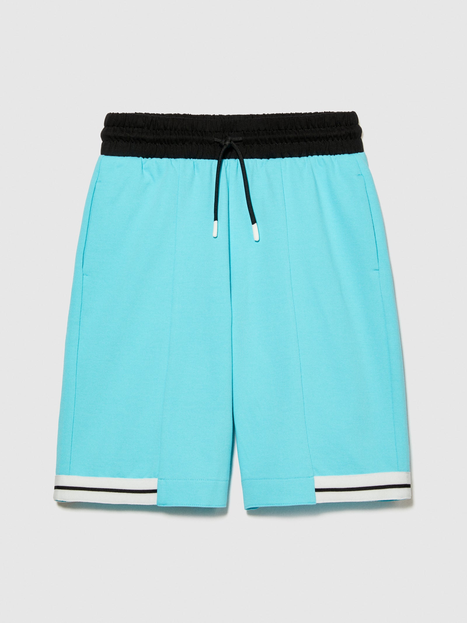 Bermuda in felpa da bambino bluette | Sisley young Outlet