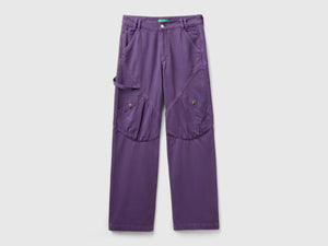 Pantaloni cargo in cotone