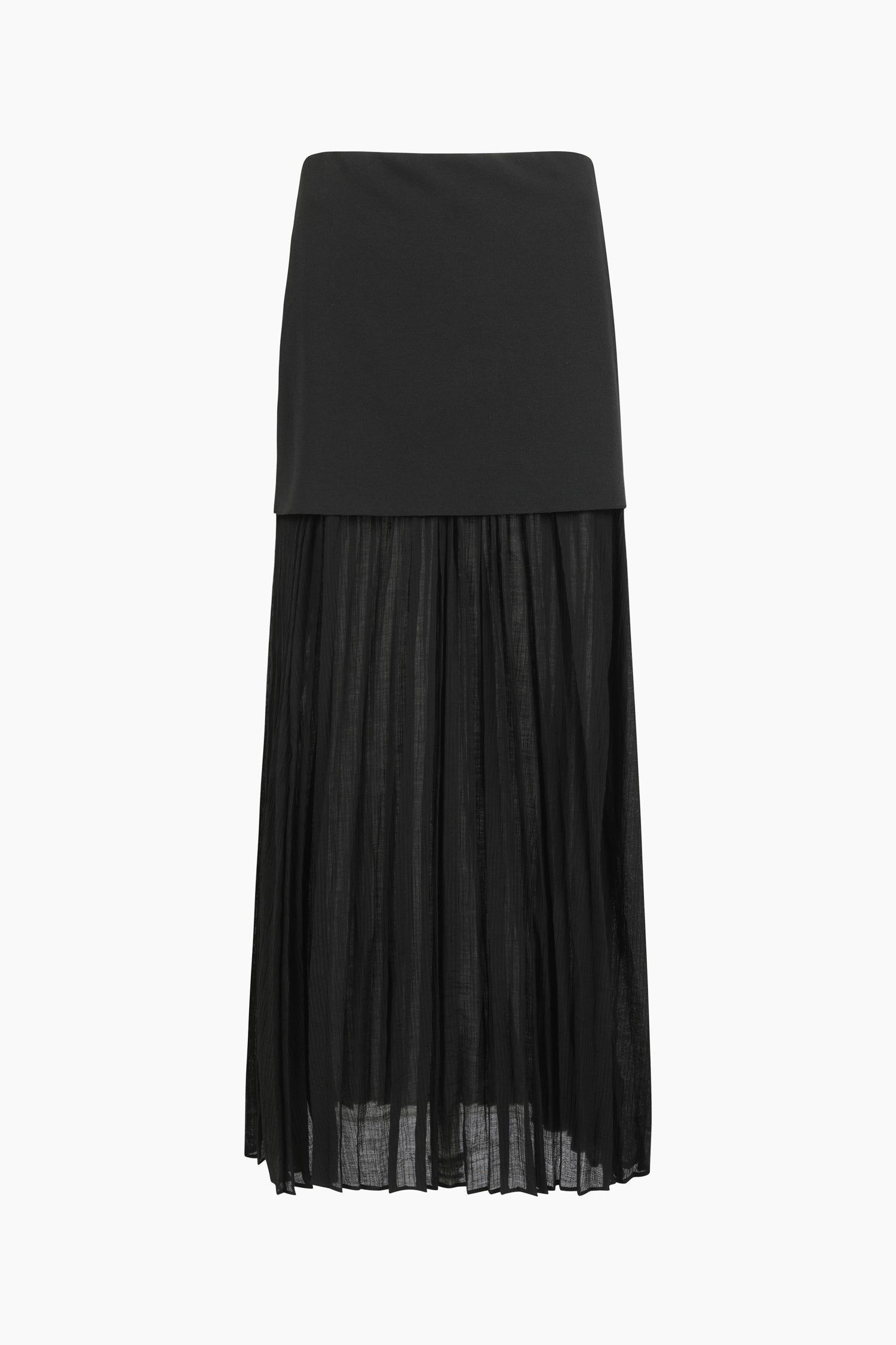 Gonna combinata da donna nero | Sisley Outlet
