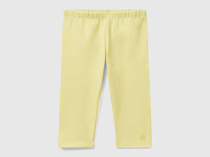 Leggings a 3/4 in cotone elasticizzato