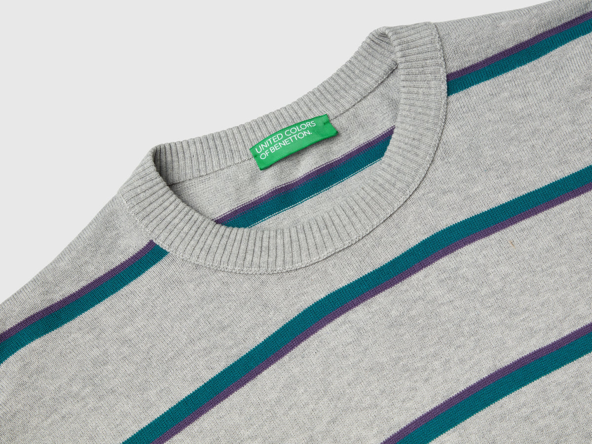 Maglia a righe 100% cotone