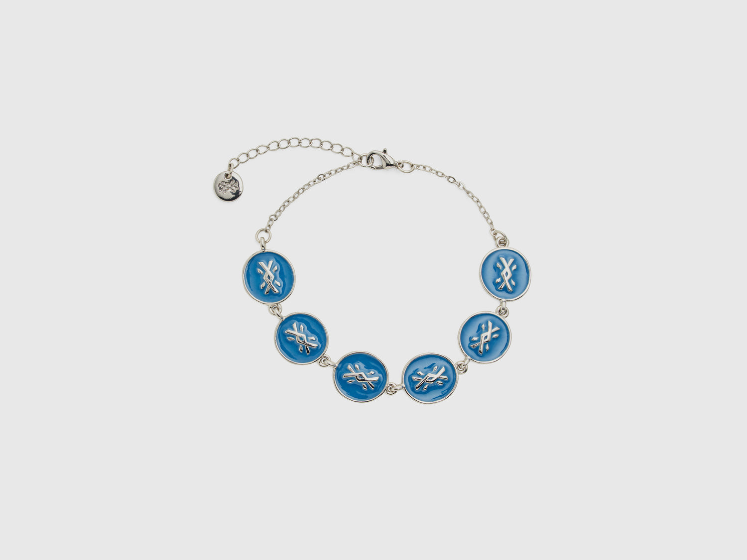 Bracciale con ciondoli celesti da donna celeste | Benetton Outlet