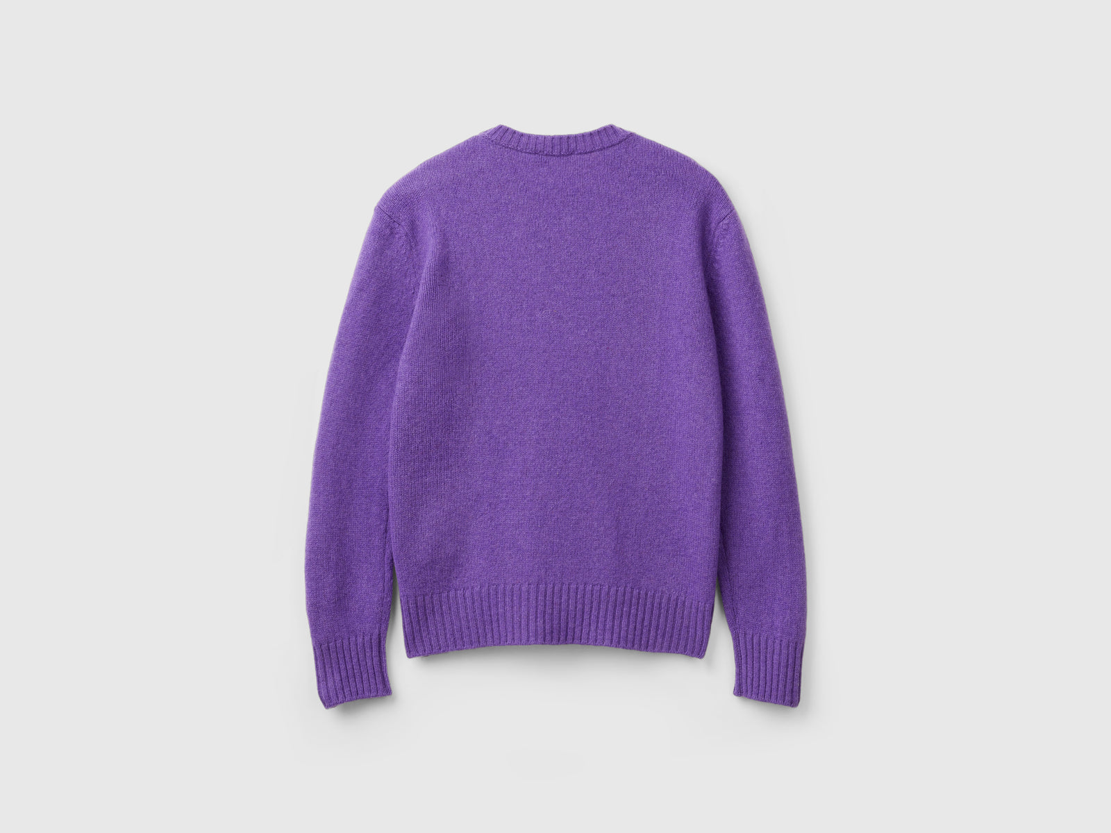 Suéter de pura lana Shetland da donna viola 2 | Benetton Outlet