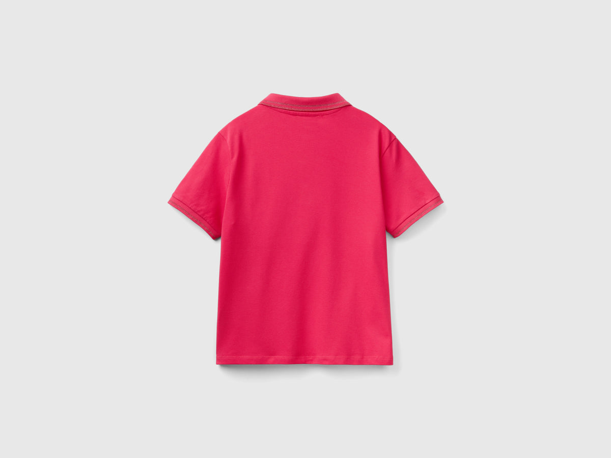 Polo in cotone bio stretch