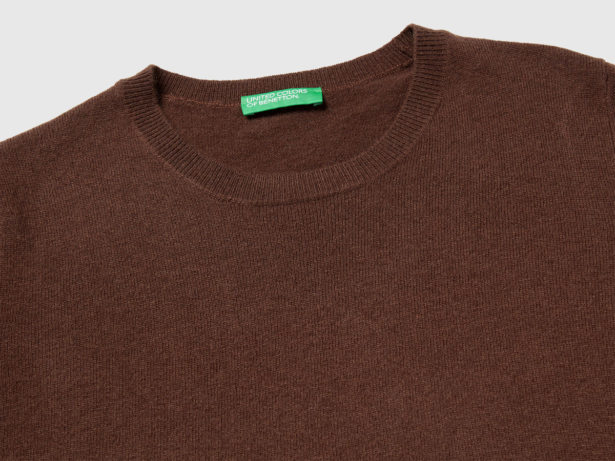 Maglia manica corta in pura lana Merino