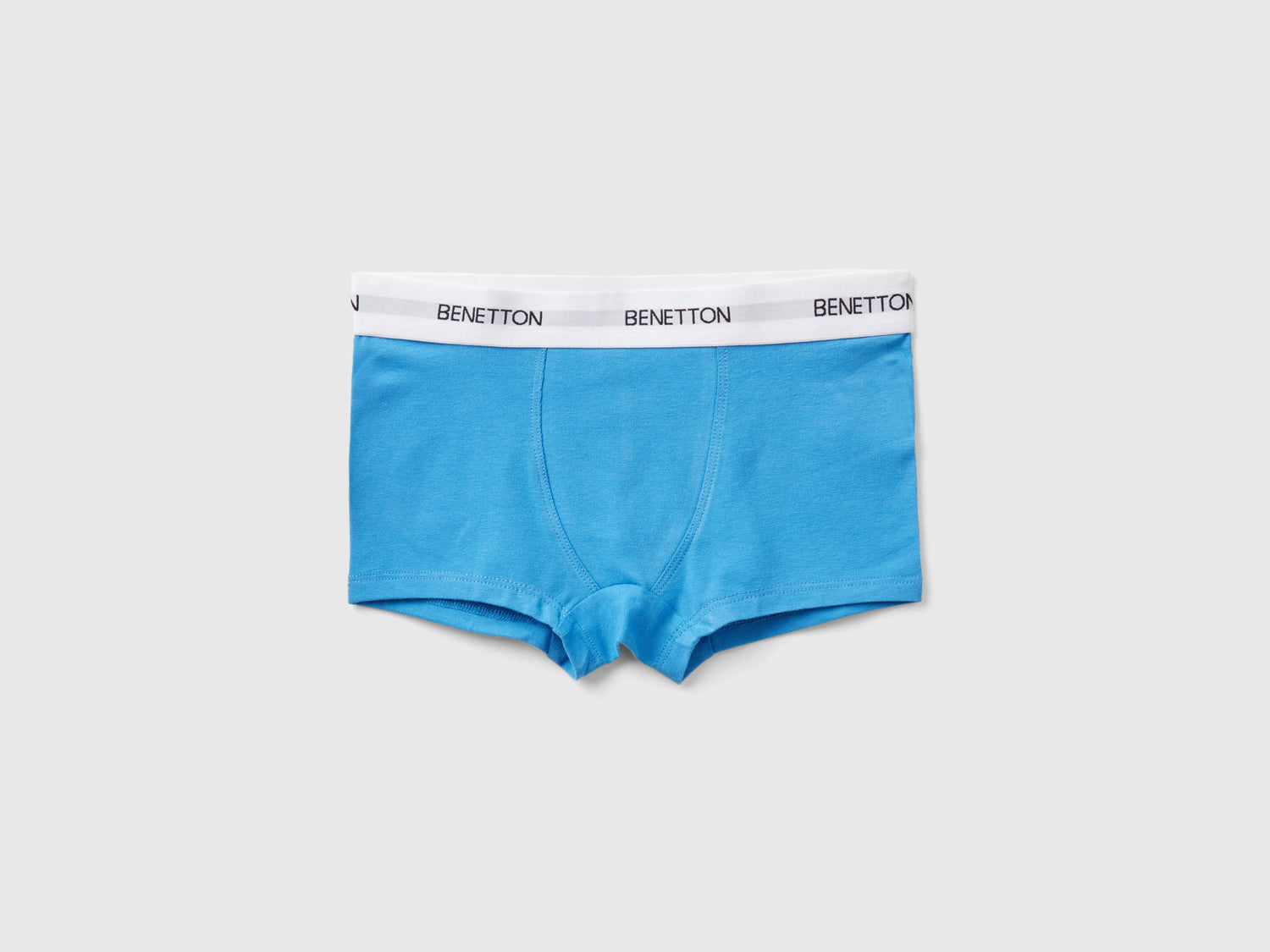 Boxer in cotone bio stretch da bambino bluette | Benetton Outlet