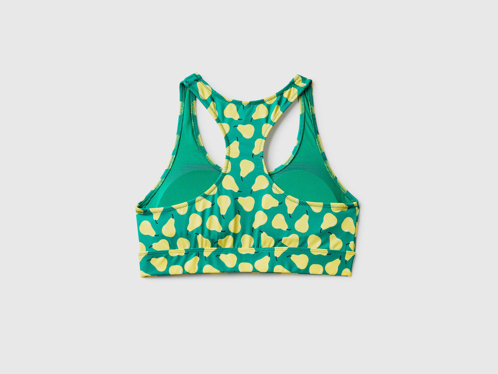 Reggiseno costume modello bralette con imbottitura estraibile da donna verde 2 | Benetton Outlet