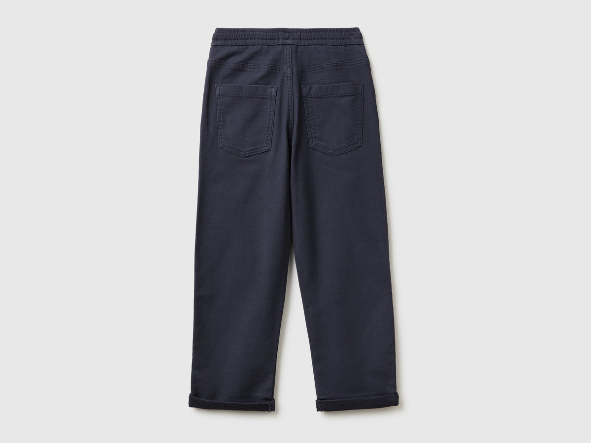Joggers in misto cotone con coulisse