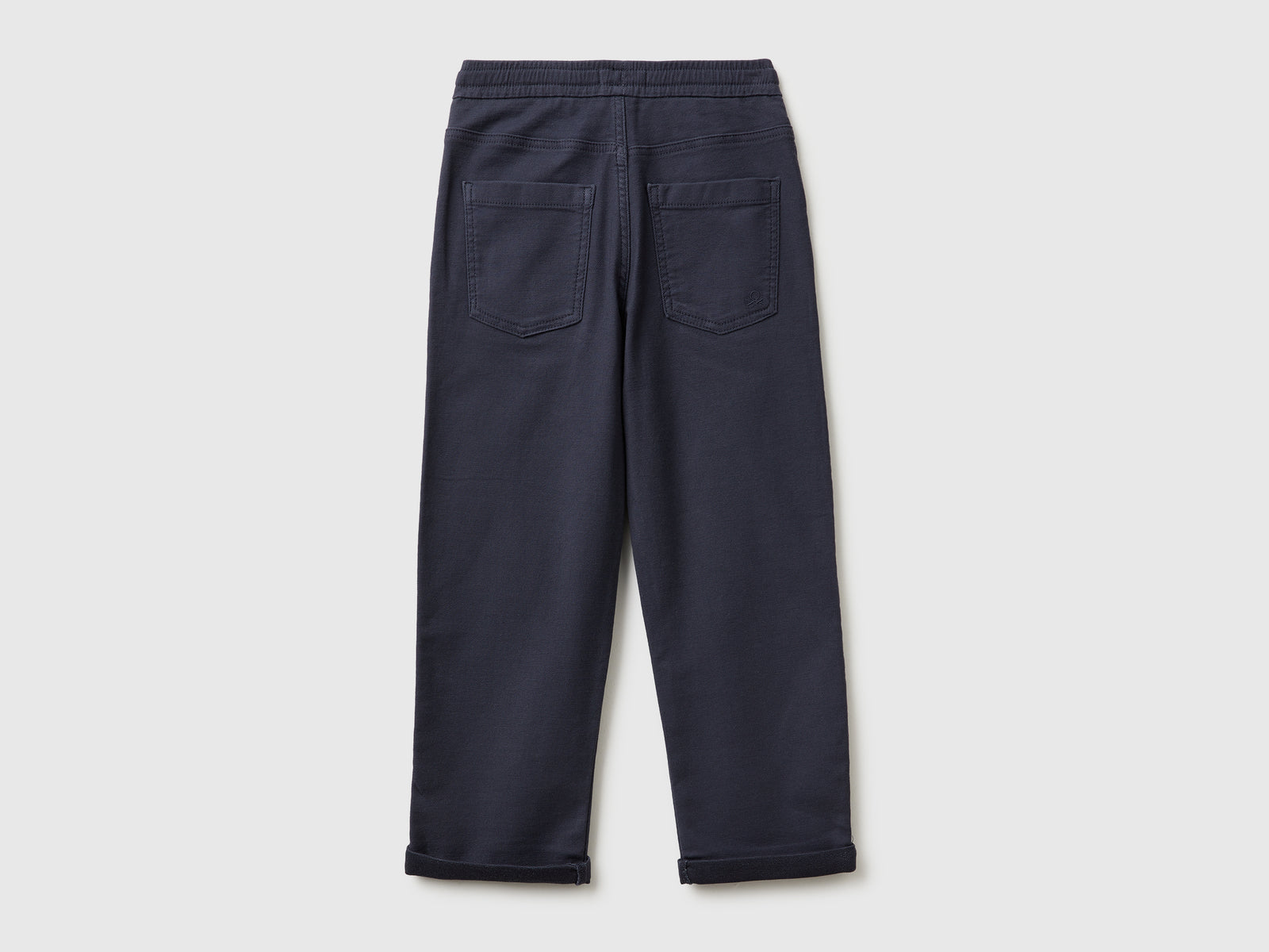 Joggers in misto cotone con coulisse da bambino avio 2 | Benetton Outlet