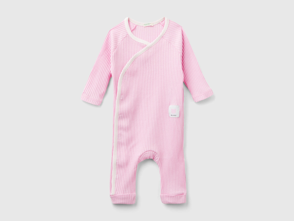 Tutina a costine in cotone bio