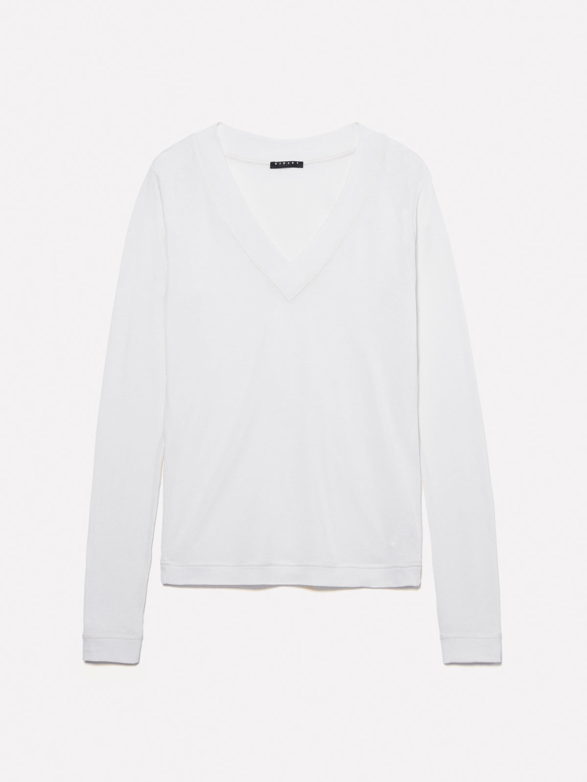 T-shirt slim fit a maniche lunghe