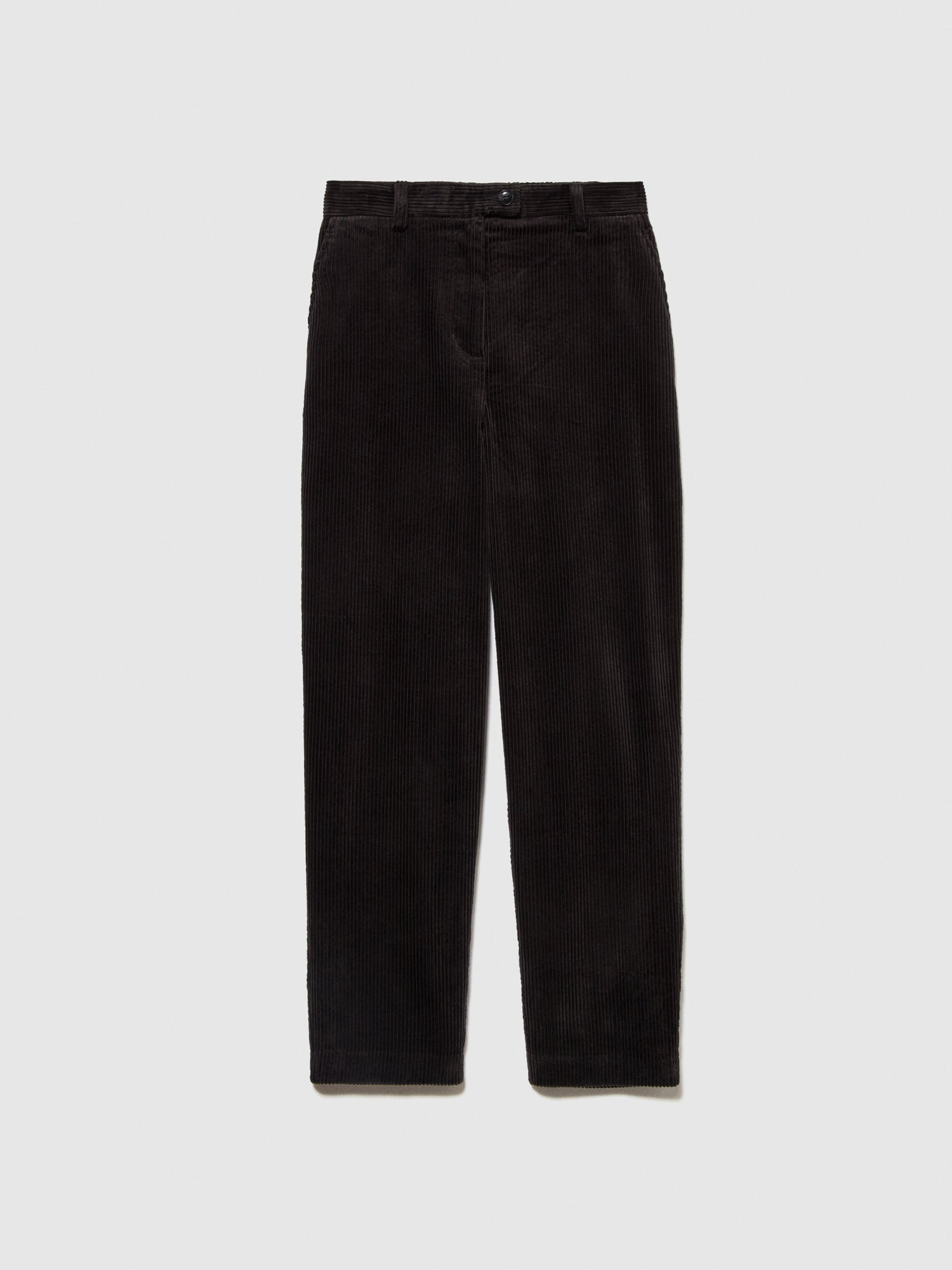 Joggers in velluto a costine da donna nero | Sisley Outlet