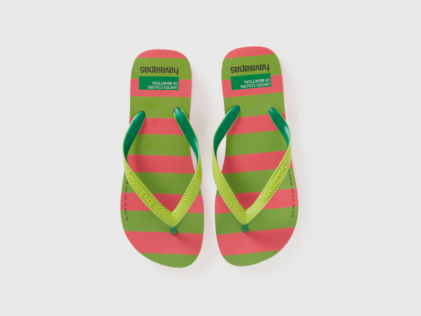 Infradito Havaianas a righe da uomo multi-color 4 | Benetton Outlet