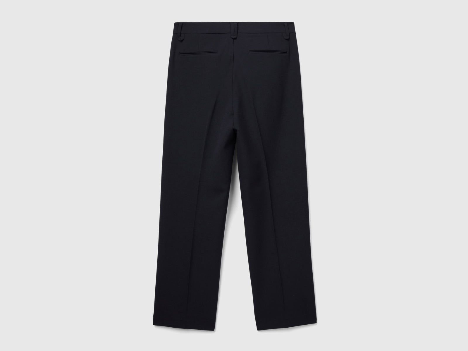 Pantaloni fluidi ampi da uomo nero 2 | Benetton Outlet