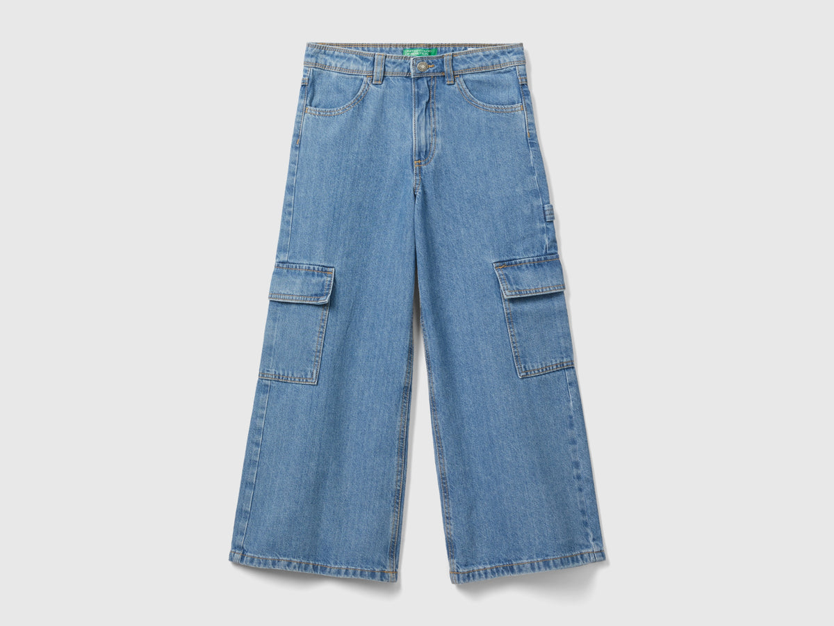 Jeans cargo wide fit