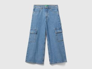 Jeans cargo wide fit