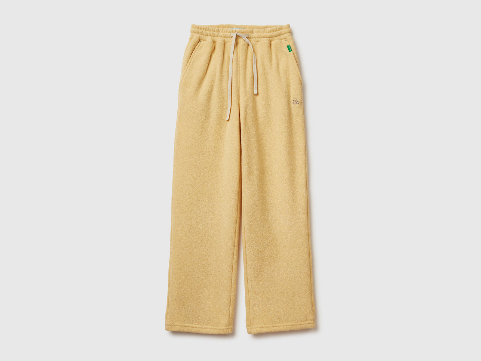 Joggers in pile da donna giallo | Benetton Outlet