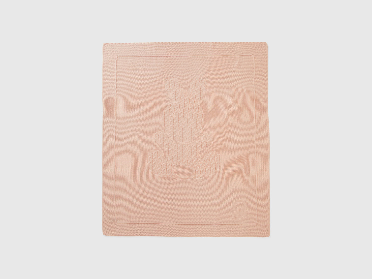 Copertina con coniglietto da neonato rosa tenue | Benetton Outlet
