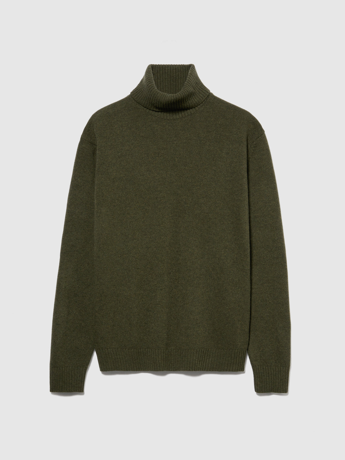 Maglia collo alto in misto lana