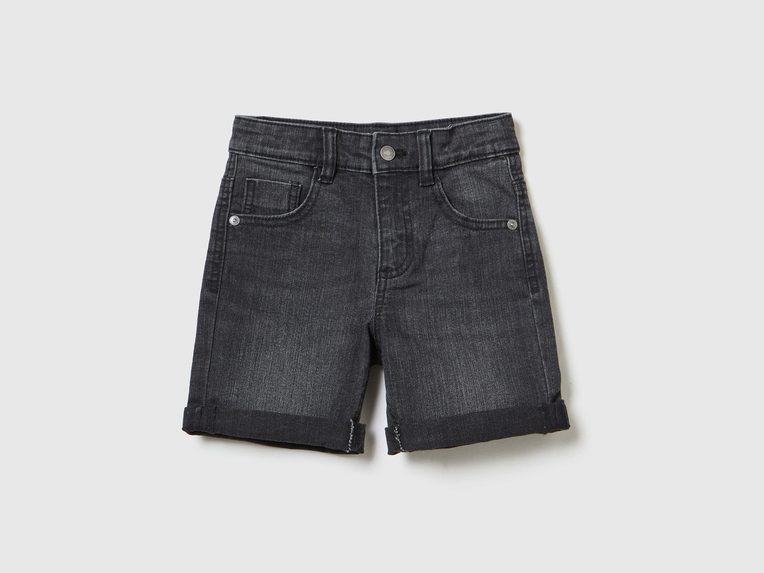 Bermuda in denim da bimbo nero | Benetton Outlet