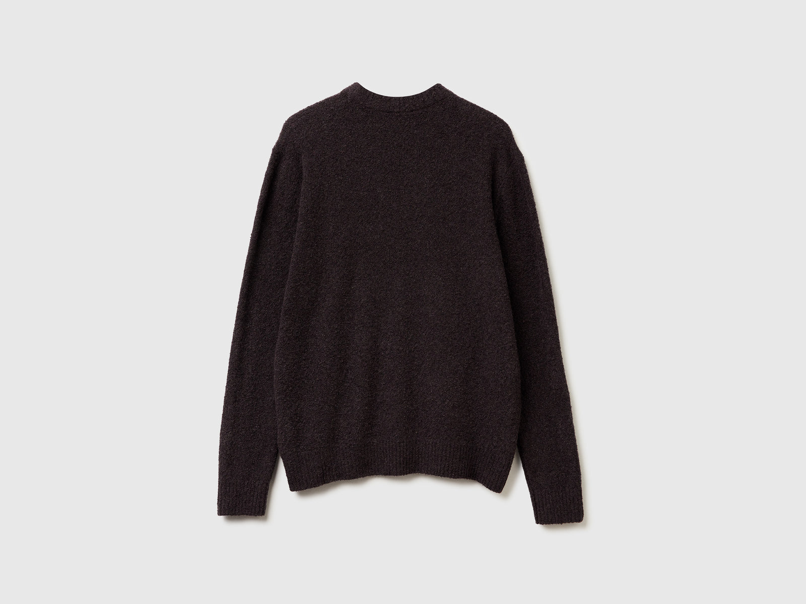Maglione in misto lana da uomo grigio scuro 2 | Benetton Outlet