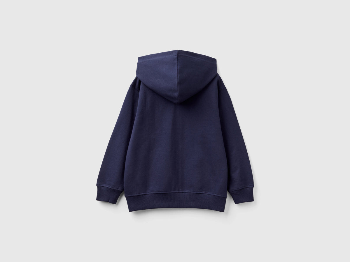Felpa con zip e cappuccio