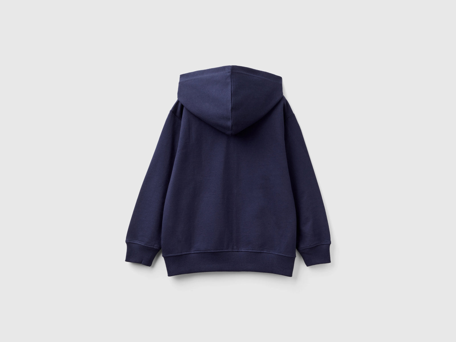 Felpa con zip e cappuccio da bambino blu scuro 2 | Benetton Outlet