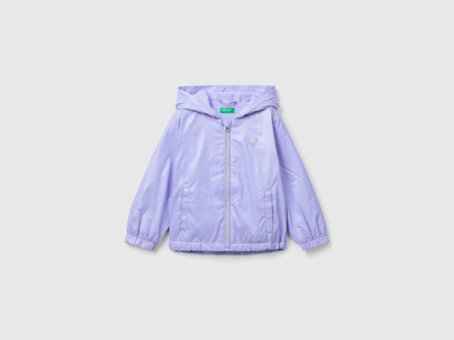 Giubbino lucido imbottito da bimba lilla | Benetton Outlet
