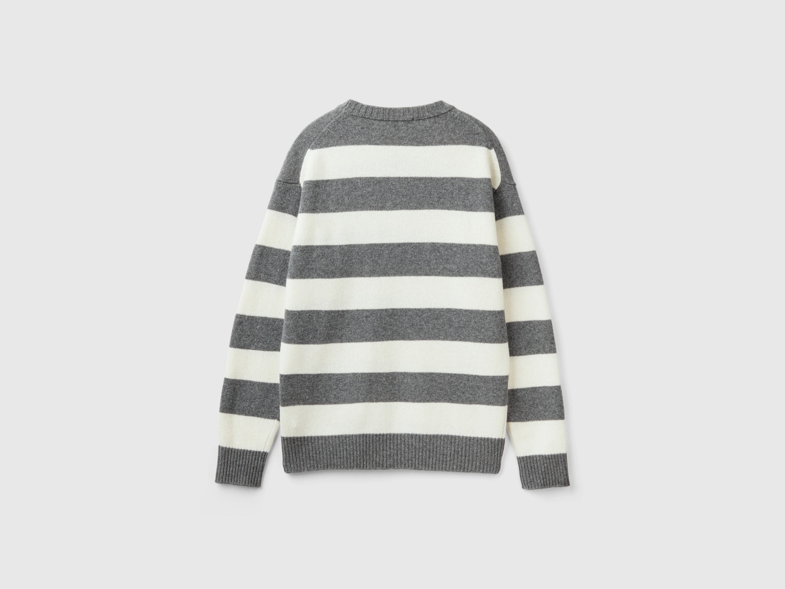 Maglione a righe in misto lana da uomo multi-color 2 | Benetton Outlet