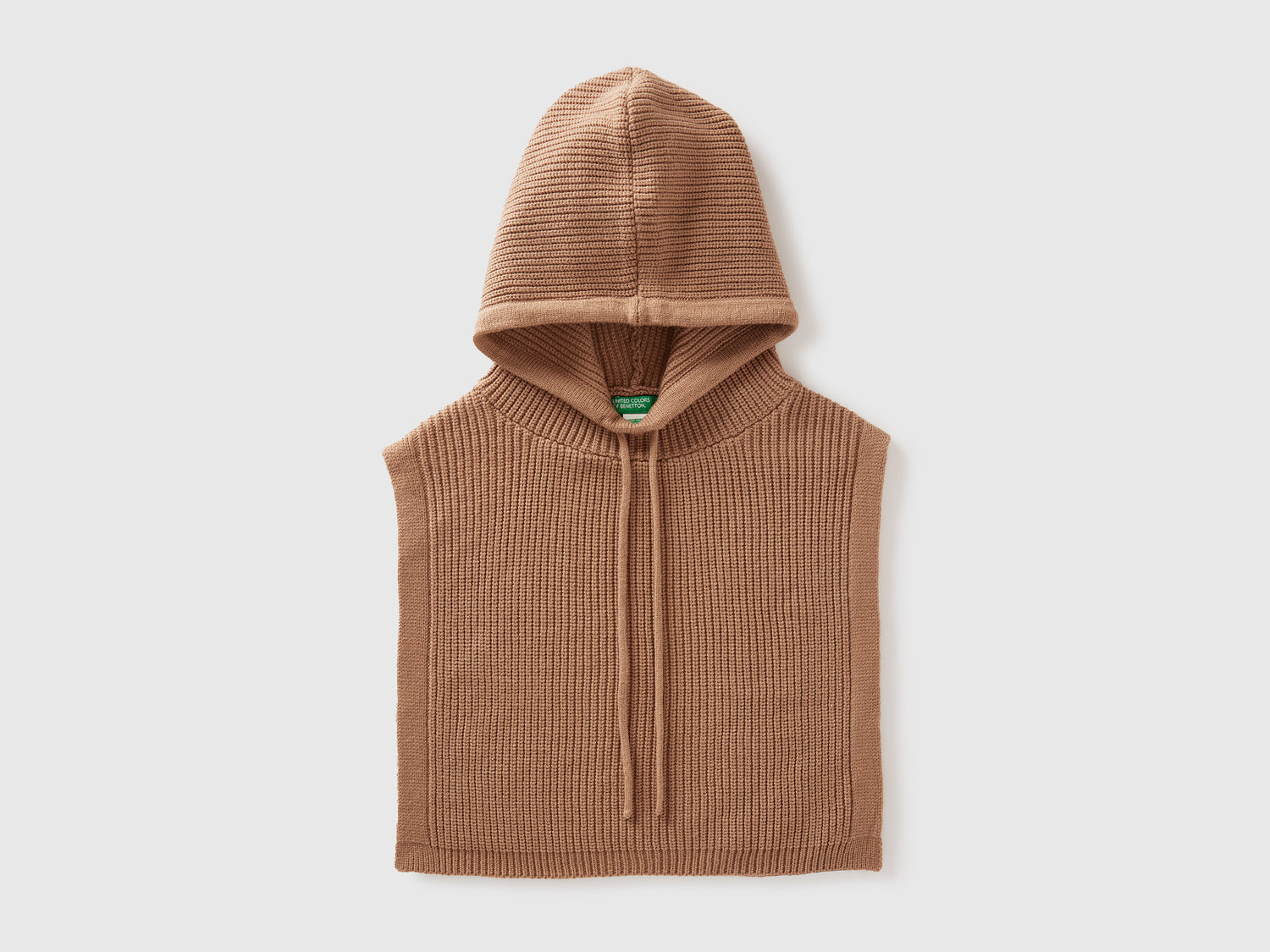 Davantino con cappuccio da donna cammello | Benetton Outlet