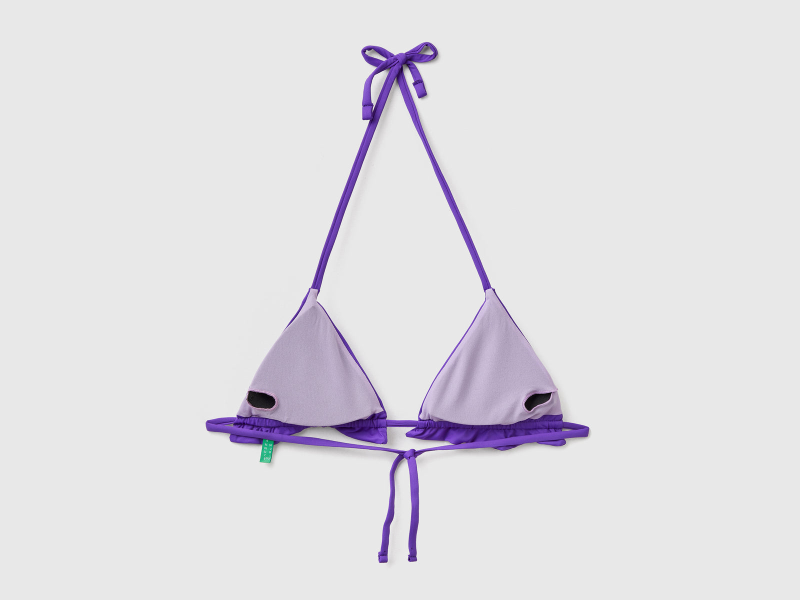 Triangolo in ECONYL® con balzine da donna viola 2 | Benetton Outlet