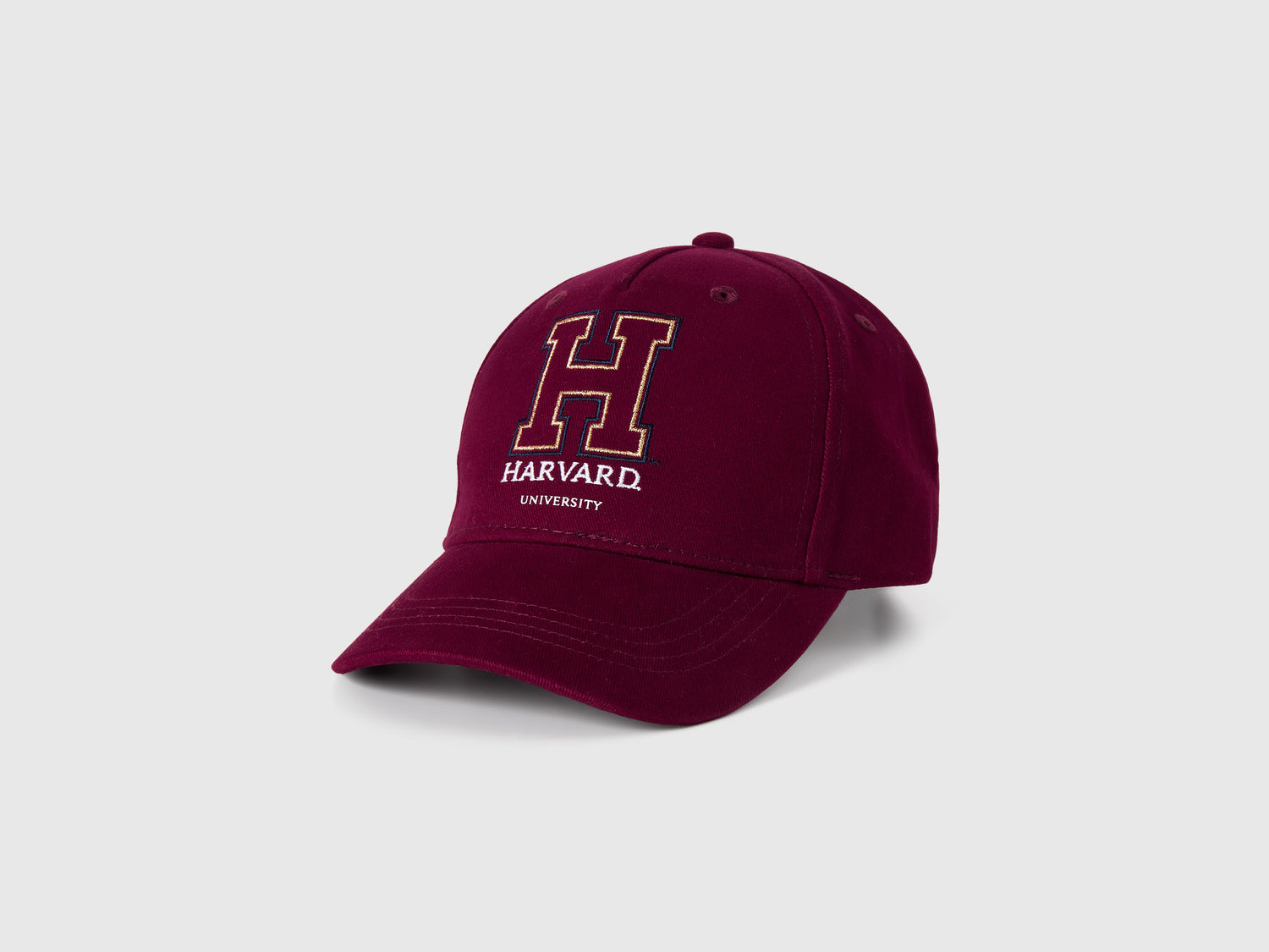 Berretto con ricamo ©Harvard University da bambino bordeaux | Benetton Outlet
