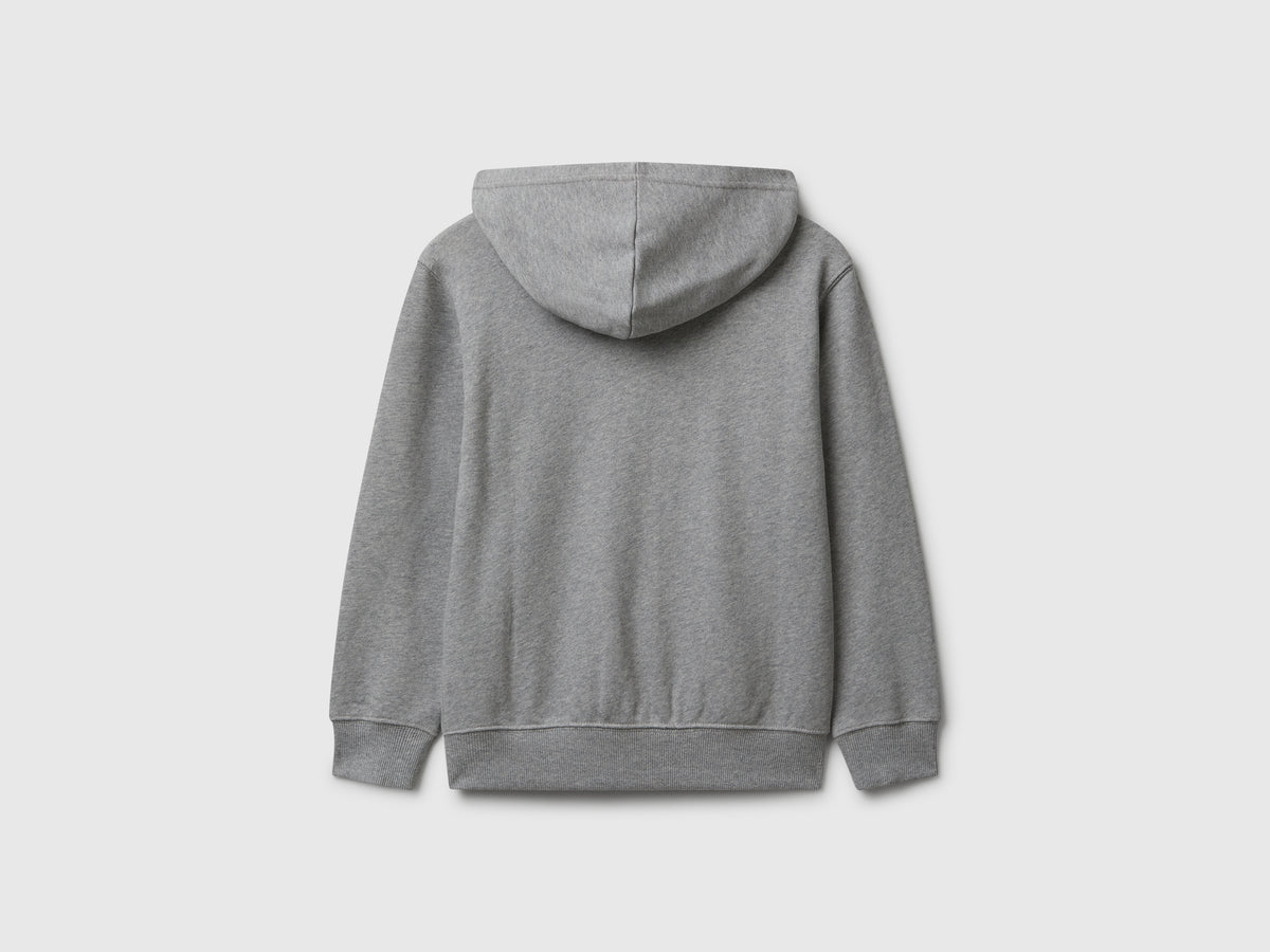 Felpa con zip e cappuccio