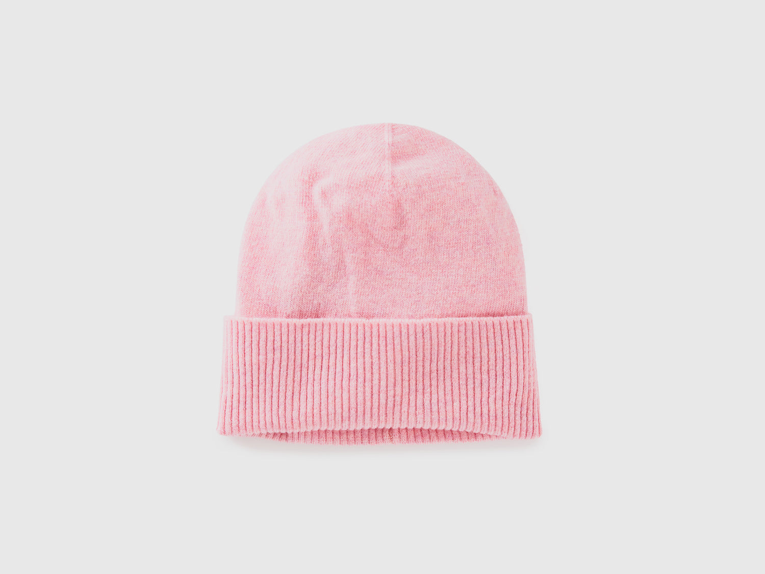 Cappello in pura lana Merino da donna rosa | Benetton Outlet
