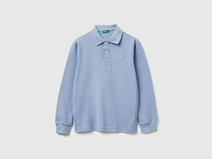 Polo manica lunga cotone