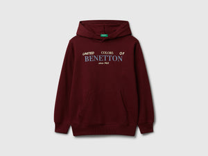 Felpa con cappuccio in cotone